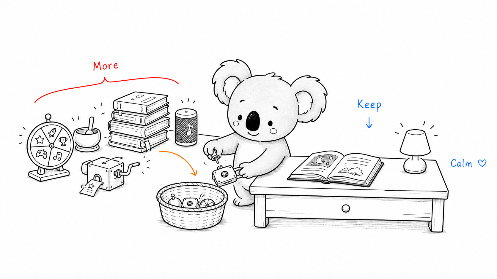 More to less at bedtime